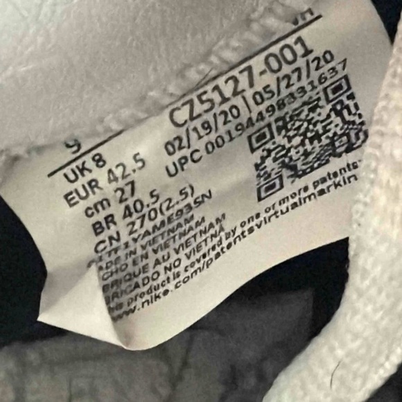 Nike SB Dunk Low x Medicom Toy BE@RBRICK Size 9 CZ5127-001 Men’s Shoes OG Rare - Picture 8 of 9